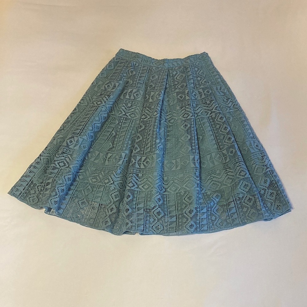Adorable Champagne & Strawberry skirt by Anthropology.